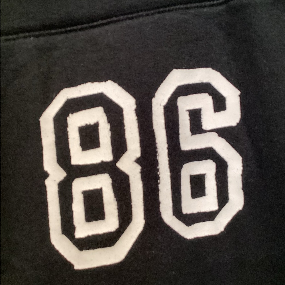 Victoria's Secret Wide leg lounge pants  with '86' Design 🖤FINAL PRICE 🖤 - Picture 2 of 11